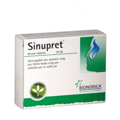 Sinupret bevont tabletta köptető 50 db